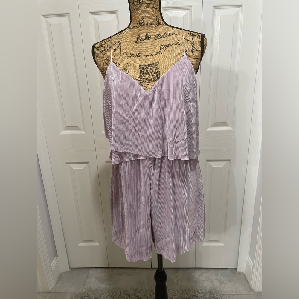 NEW Silence+Noise by Urban Outfitters Purple Layered Romper